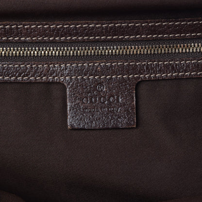 Gucci Monogram Bamboo Boston Dark Brown 6 of 13