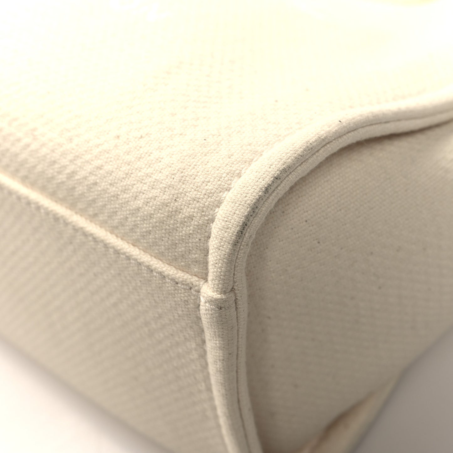 Mixed Fibers Small Deauville Tote White