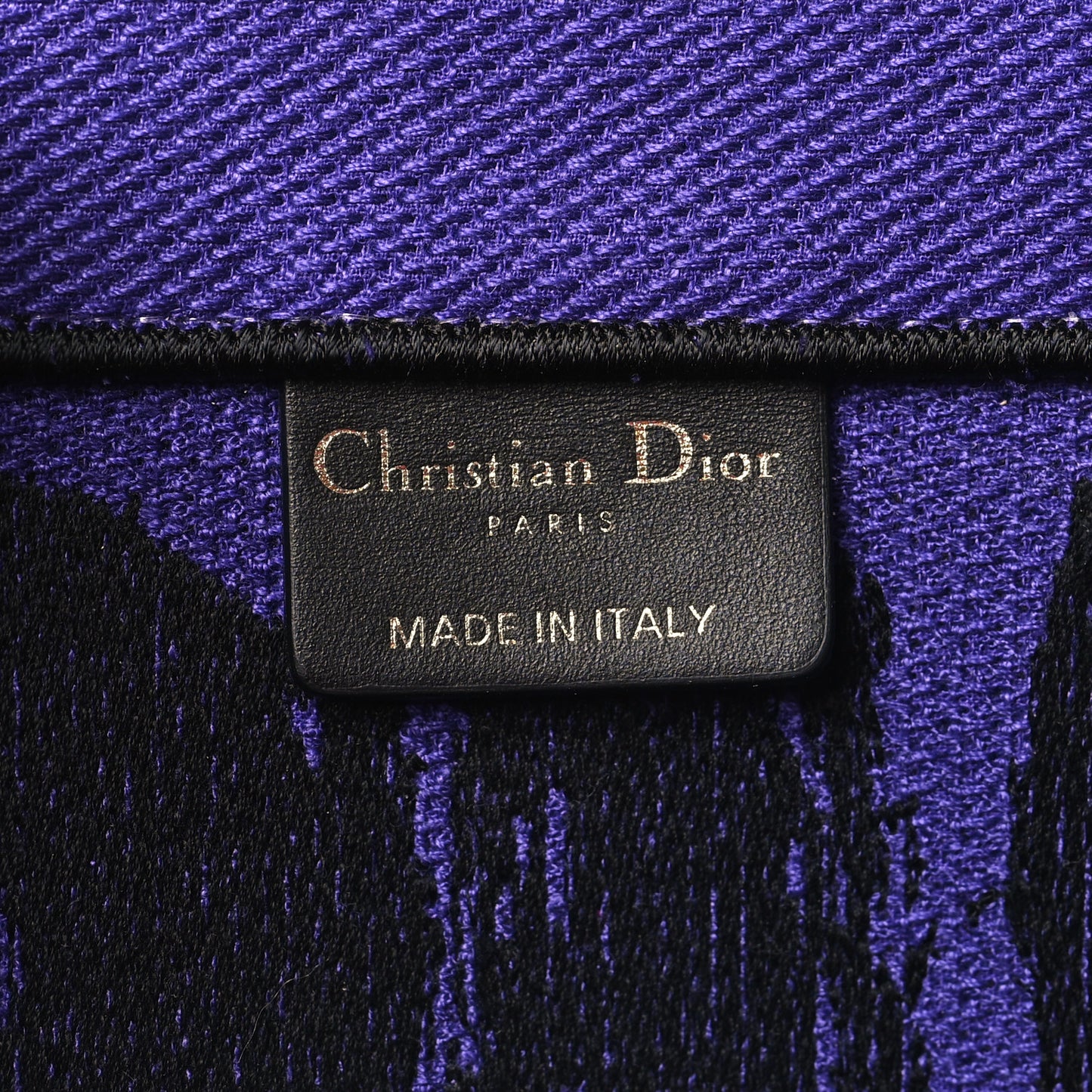 Canvas Embroidered Large Miss Dior Graffiti Book Tote Fuchsia Purple