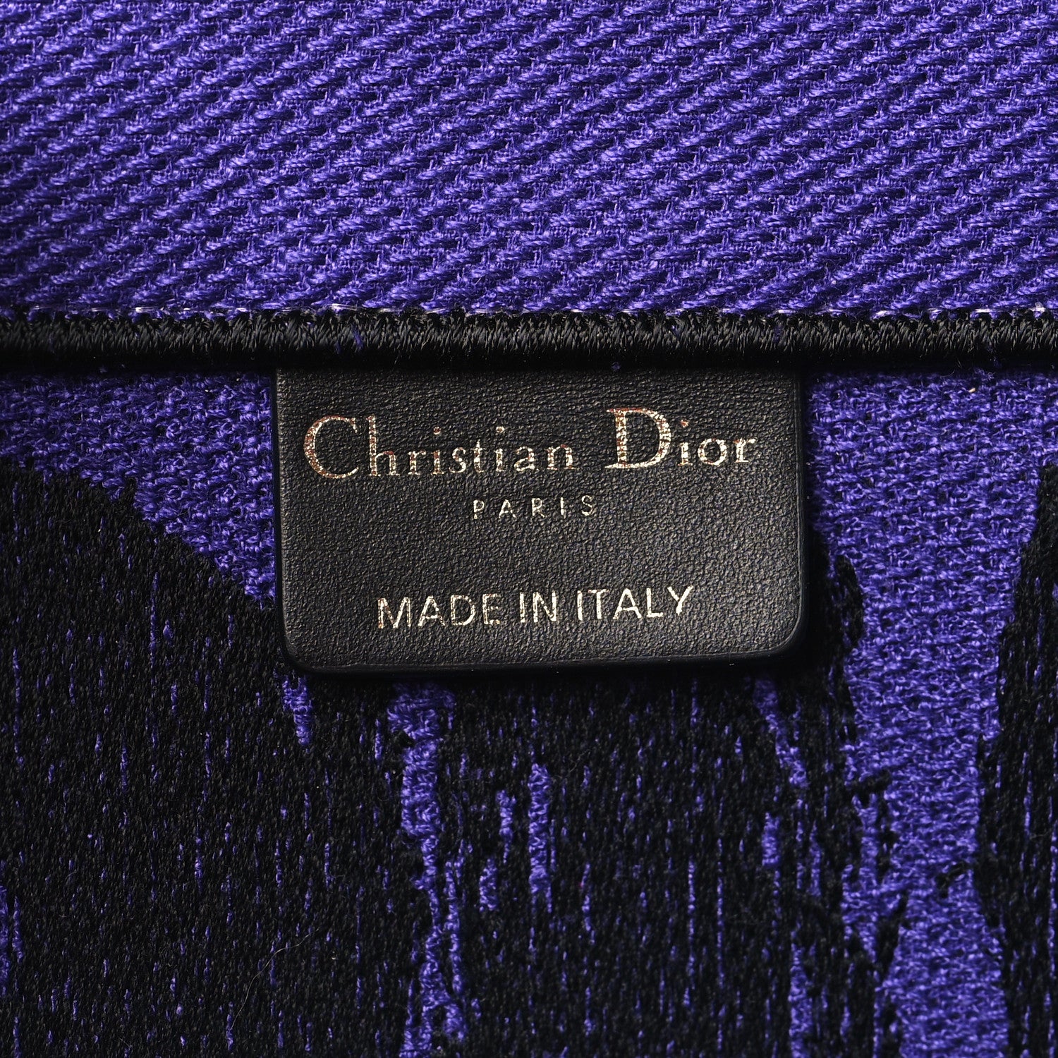Christian Dior Canvas Embroidered Large Miss Dior Graffiti Book Tote Fuchsia Purple 6 of 12