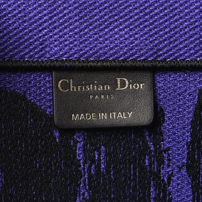 Christian Dior Canvas Embroidered Large Miss Dior Graffiti Book Tote Fuchsia Purple 6 of 12