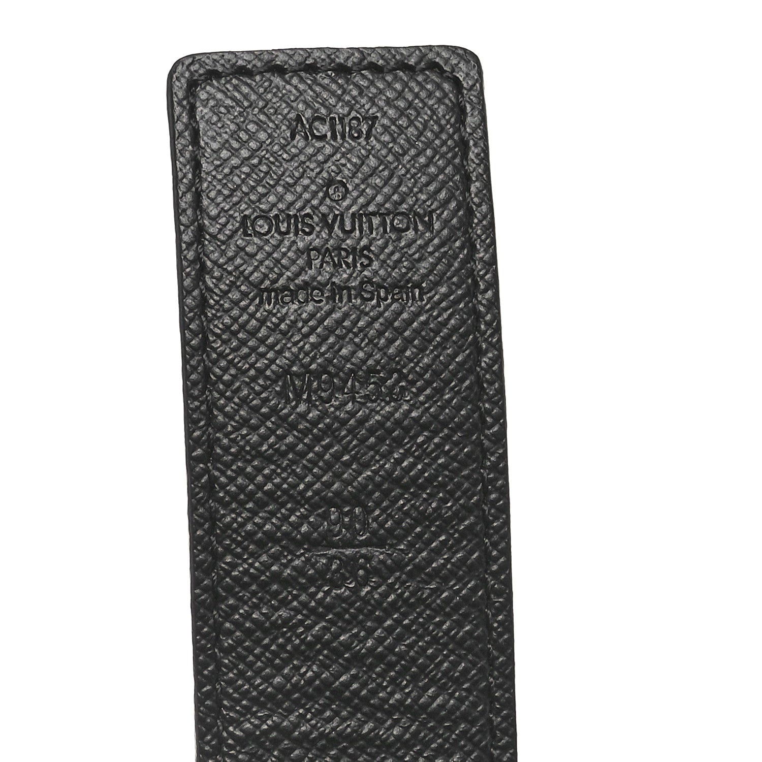 Louis Vuitton Calfskin Monogram 30mm LV Initiales Reversible Belt 90 36 Black 5 of 6