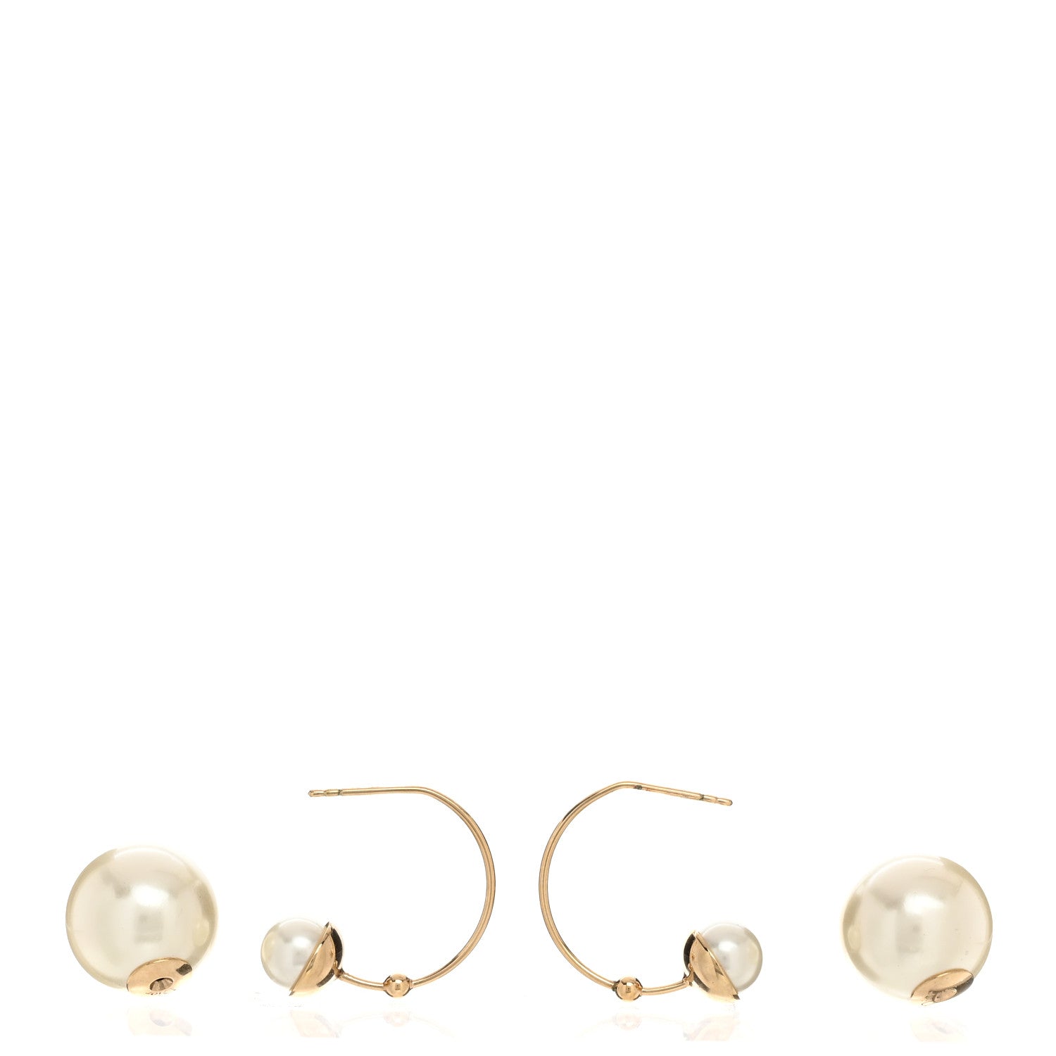 Christian Dior Pearl Ultradior Earrings Cream 3 of 4