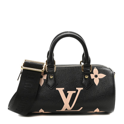 Louis Vuitton Empreinte Monogram Giant Papillon BB Black Beige 1 of 10