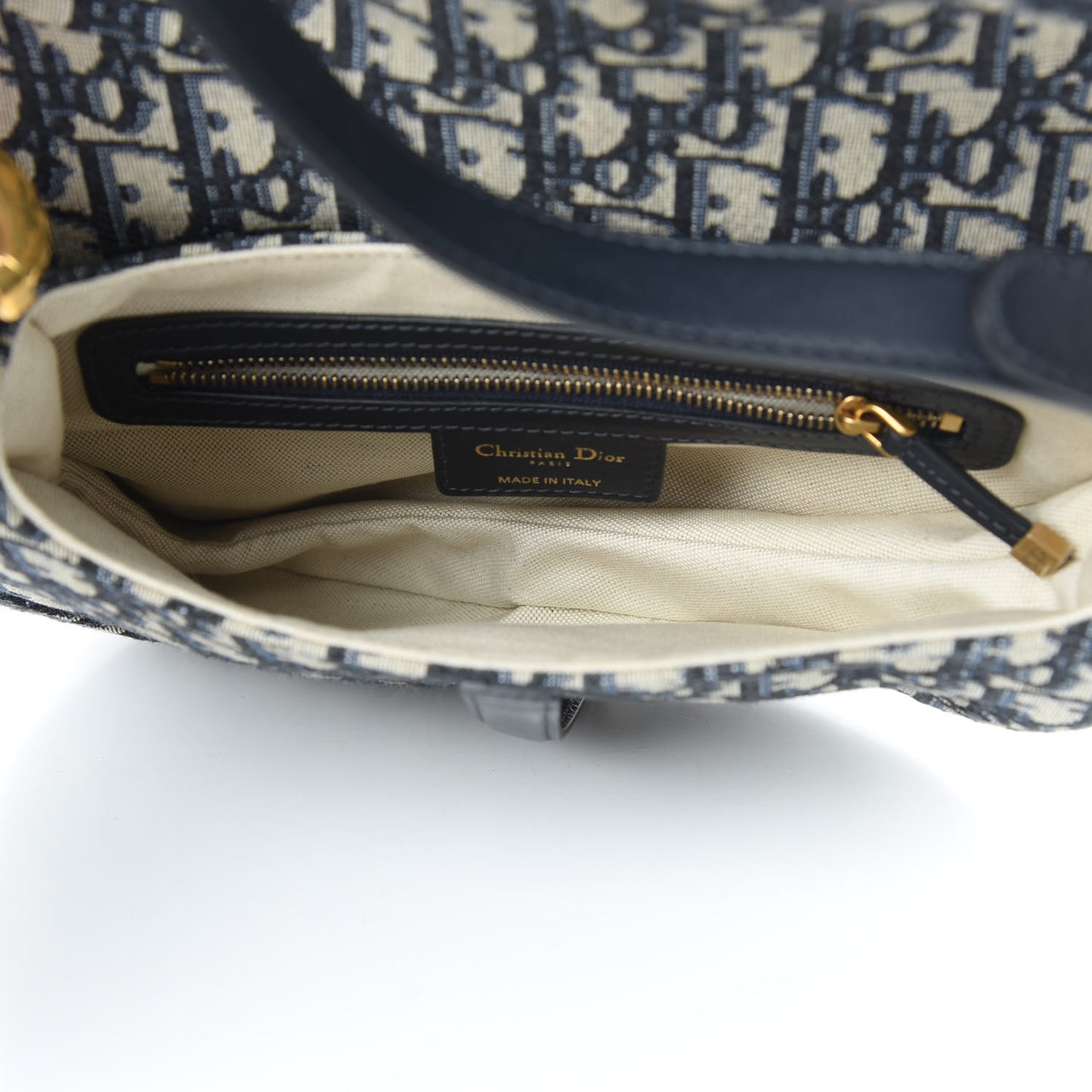 Oblique Saddle Bag Blue