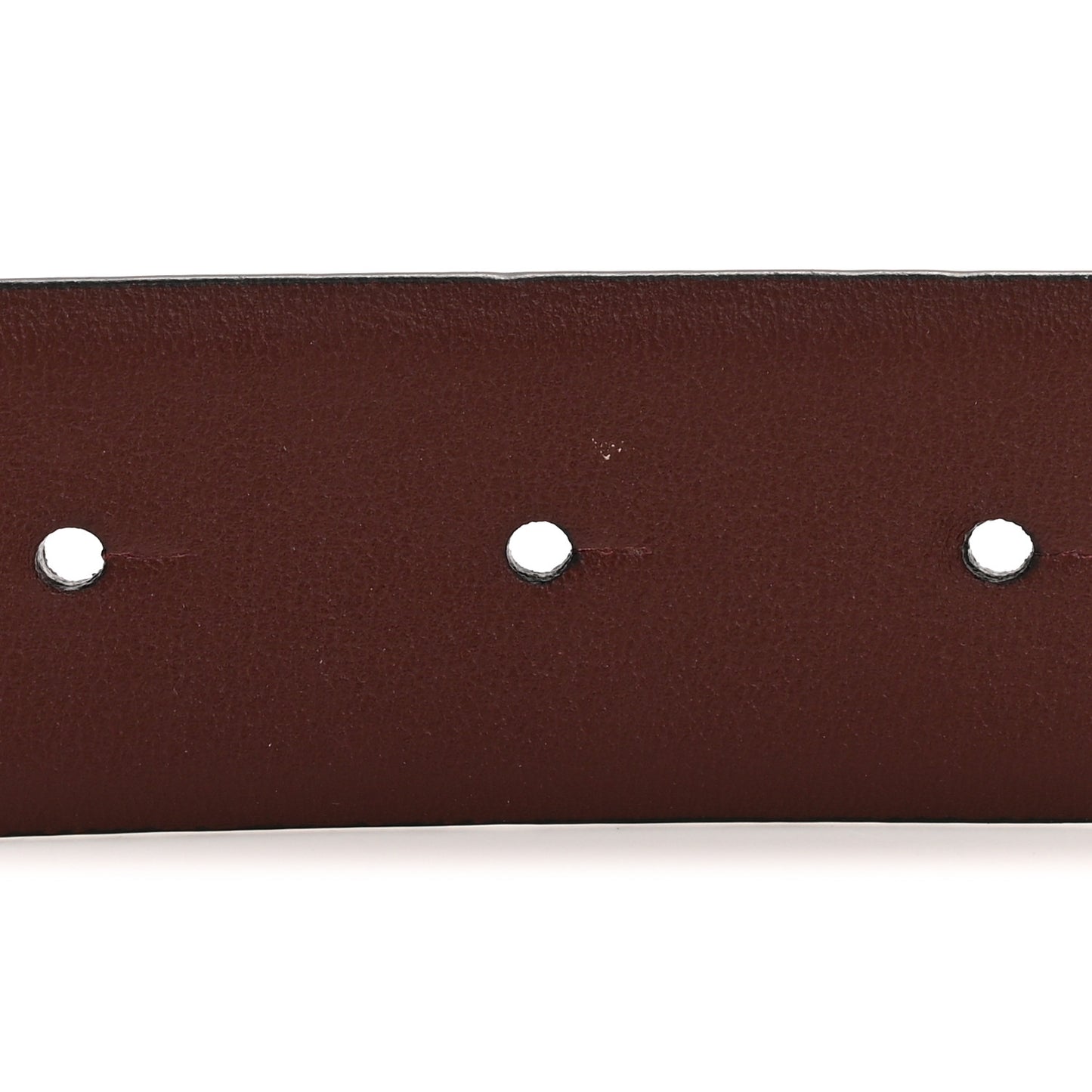 Calfskin CC Reversible Belt 75 30 Black Burgundy