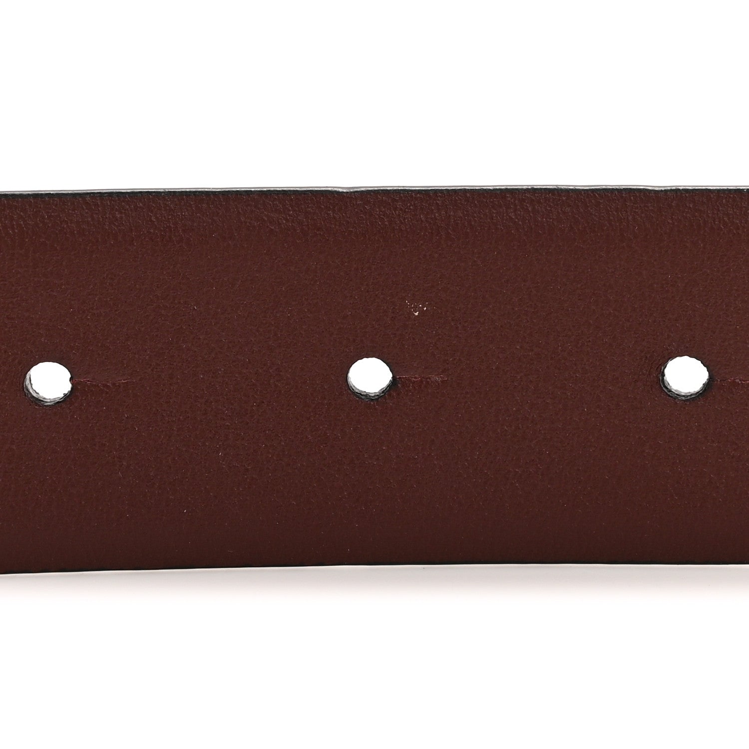 Chanel Calfskin CC Reversible Belt 75 30 Black Burgundy 4 of 6