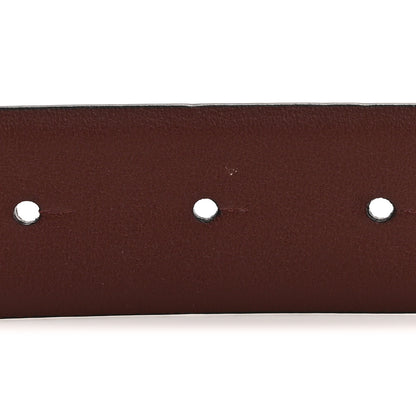 Chanel Calfskin CC Reversible Belt 75 30 Black Burgundy 4 of 6