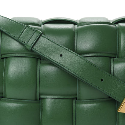 Bottega Veneta Nappa Maxi Intreccio Padded Cassette Crossbody Bag Racing Green 10 of 10