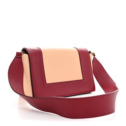 Celine Shiny Smooth Calfskin Medium Frame Shoulder Bag Ruby Nude 3 of 13