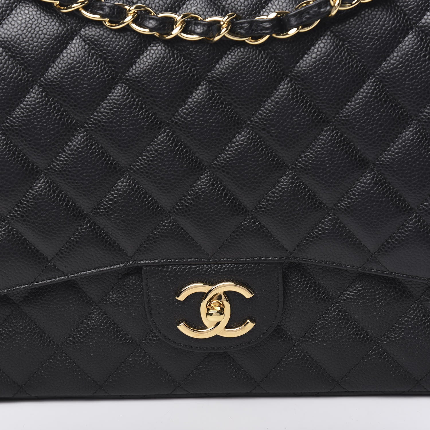 Chanel Caviar Quilted Maxi Double Flap Black 9 of 9