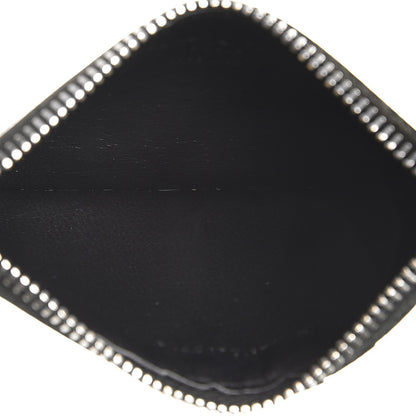 Saint Laurent Grained Calfskin 5 Fragments Zip Pouch Card Holder Black 5 of 9