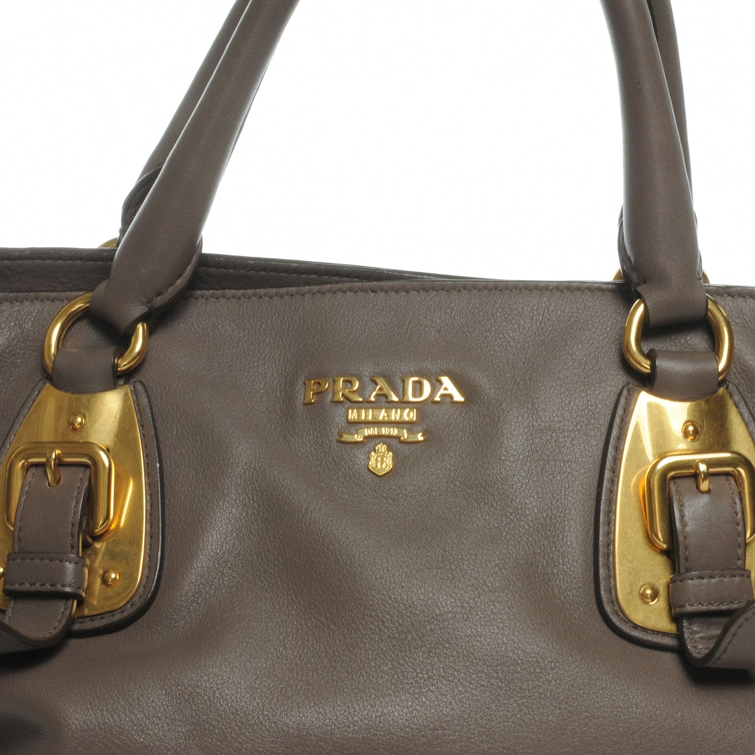 Prada Soft Calf Tote Bambu 3 of 9