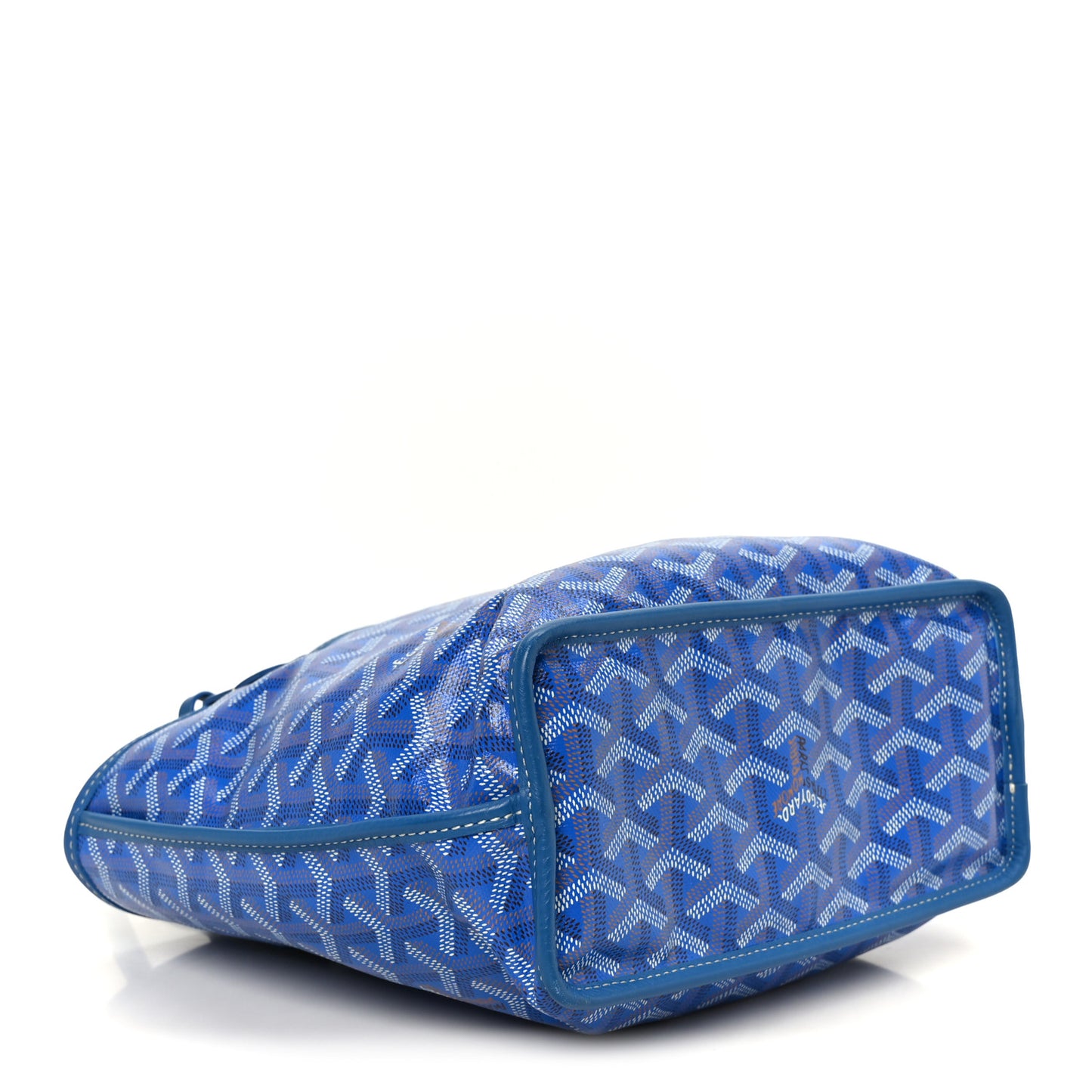 Goyardine Reversible Mini Anjou Sky Blue