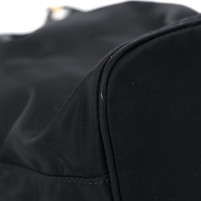 Prada Saffiano Tessuto Nylon Mini Bucket Crossbody Bag Black 10 of 18