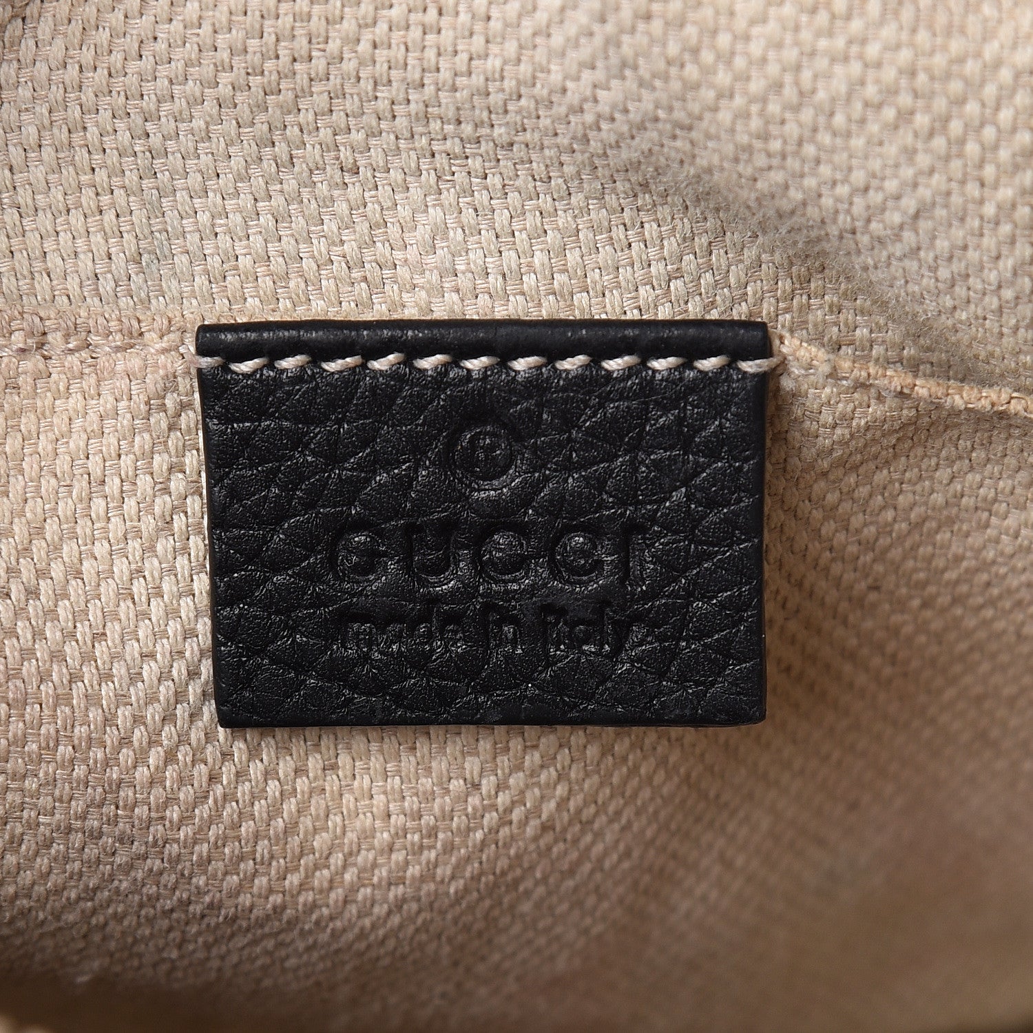 Gucci Pebbled Calfskin Small Soho Disco Bag Black 6 of 16