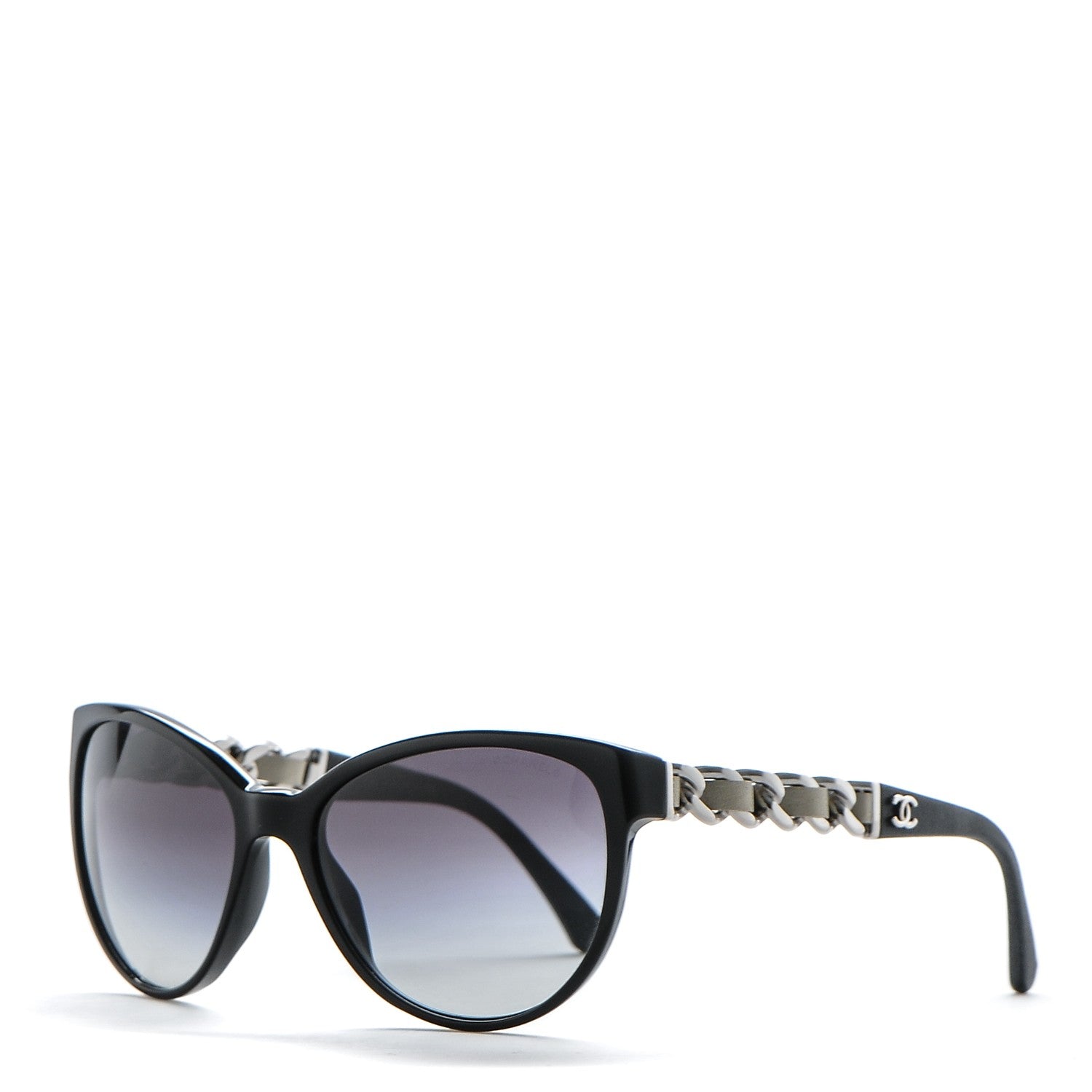 Chanel CC Chain Sunglasses 5215Q Black 1 of 8