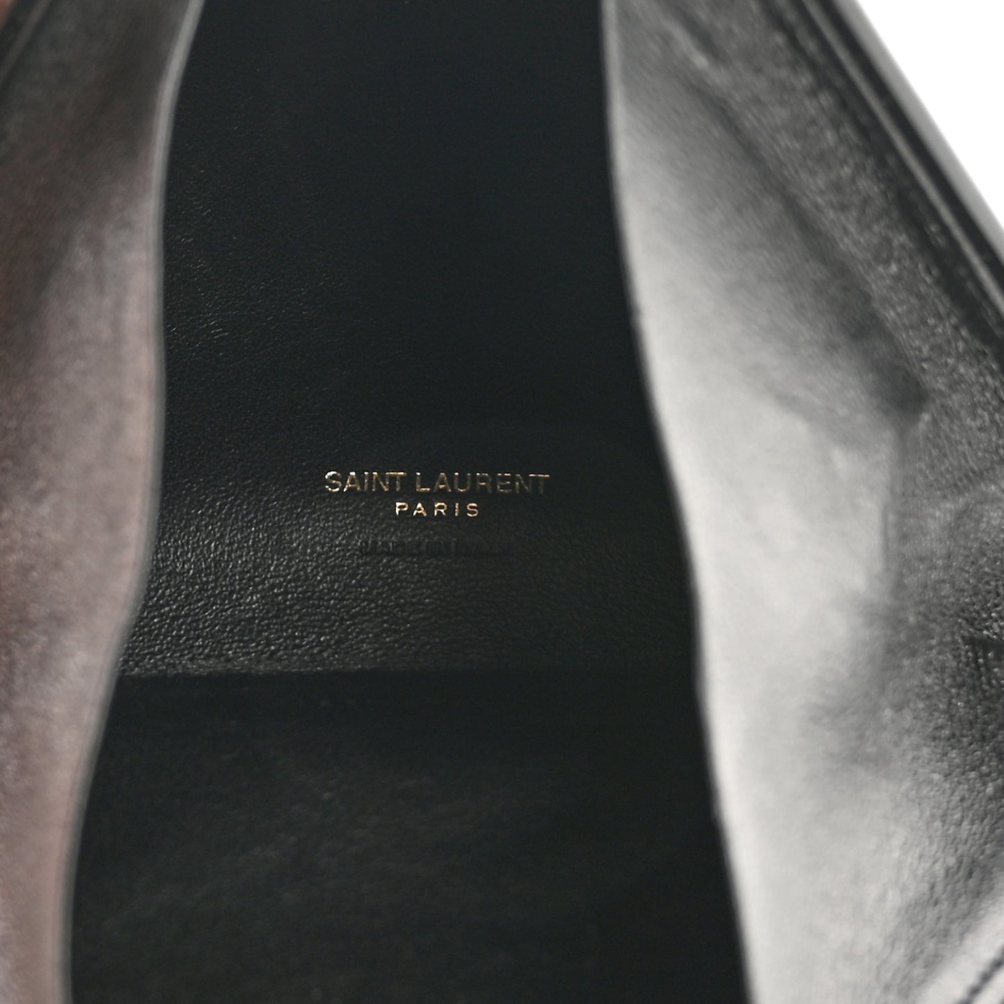 Patent Pyramid Clutch Black