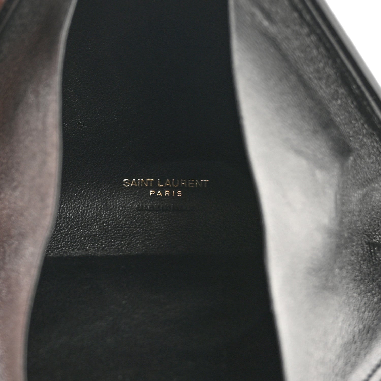 Saint Laurent Patent Pyramid Clutch Black 5 of 12