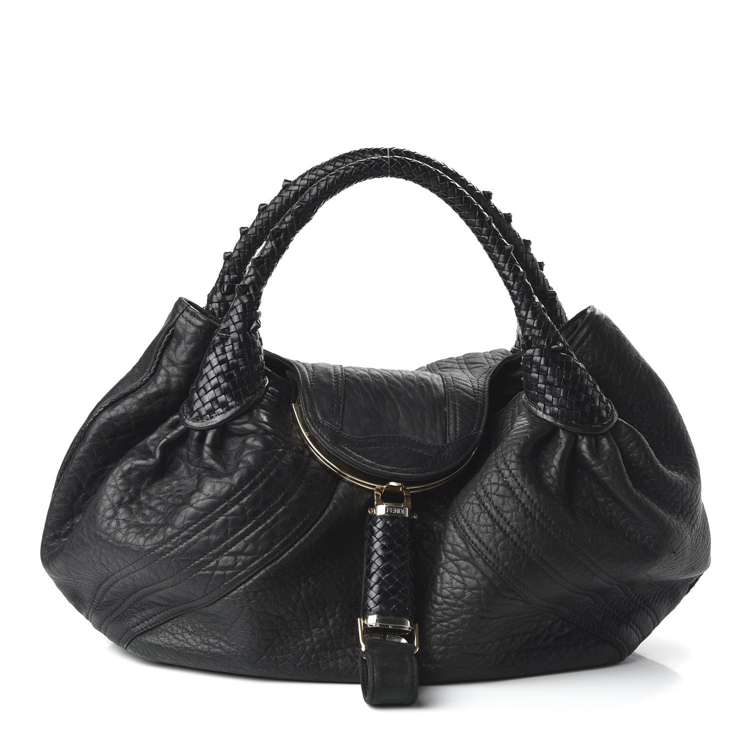 Fendi Nappa Nuvolata Spy Black 1 of 10