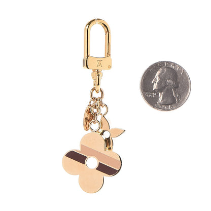 Louis Vuitton Stripes Flowers Bag Charm 2 of 4