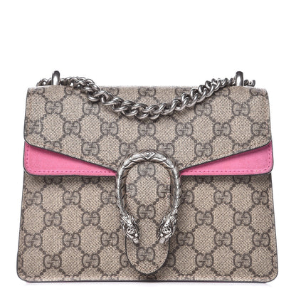 Gucci GG Supreme Monogram Mini Dionysus Shoulder Bag Pink 1 of 13