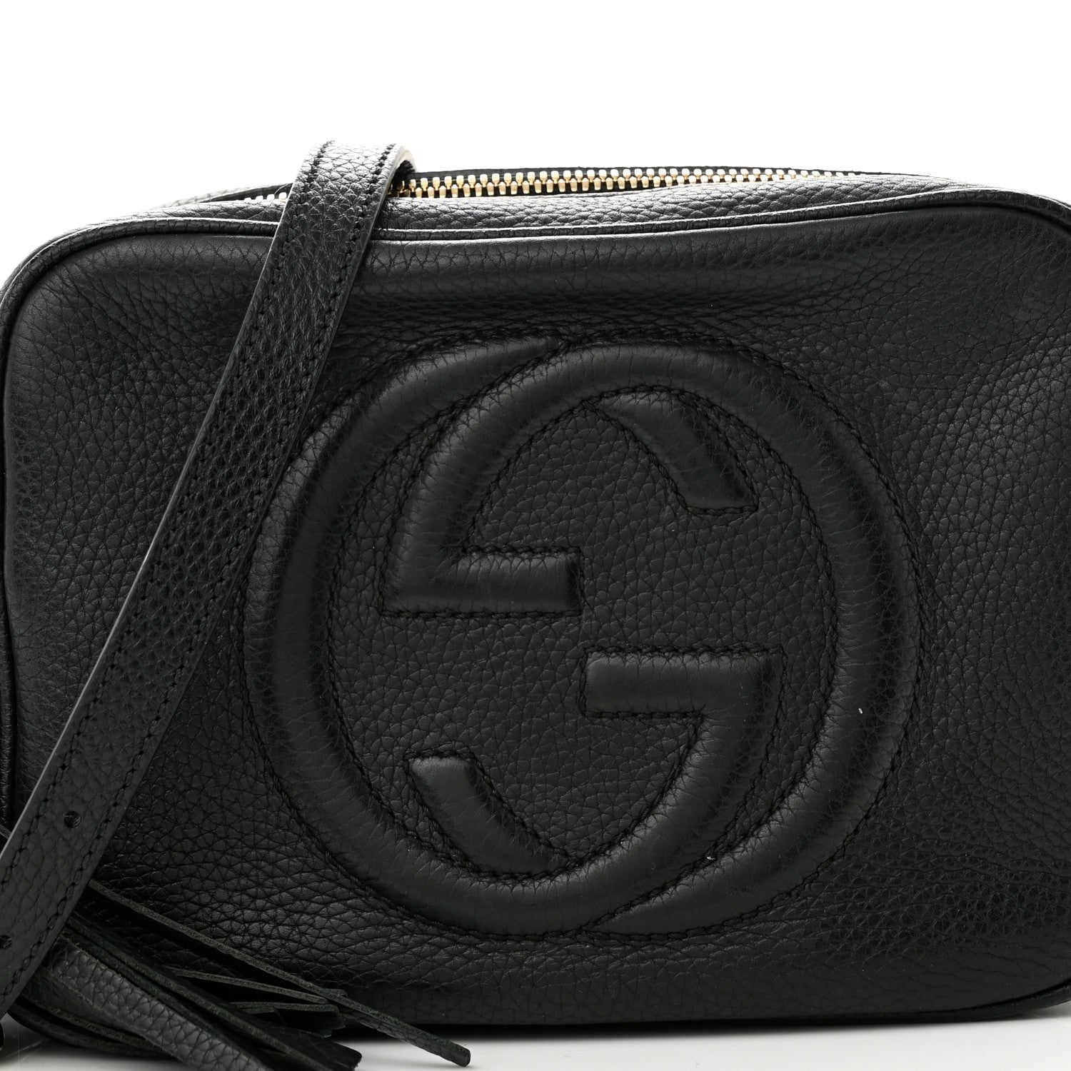 Gucci Pebbled Calfskin Small Soho Disco Bag Black 8 of 10