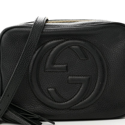 Gucci Pebbled Calfskin Small Soho Disco Bag Black 8 of 10