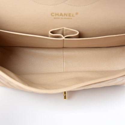 Chanel Caviar Quilted Jumbo Double Flap Beige Clair 7 of 10