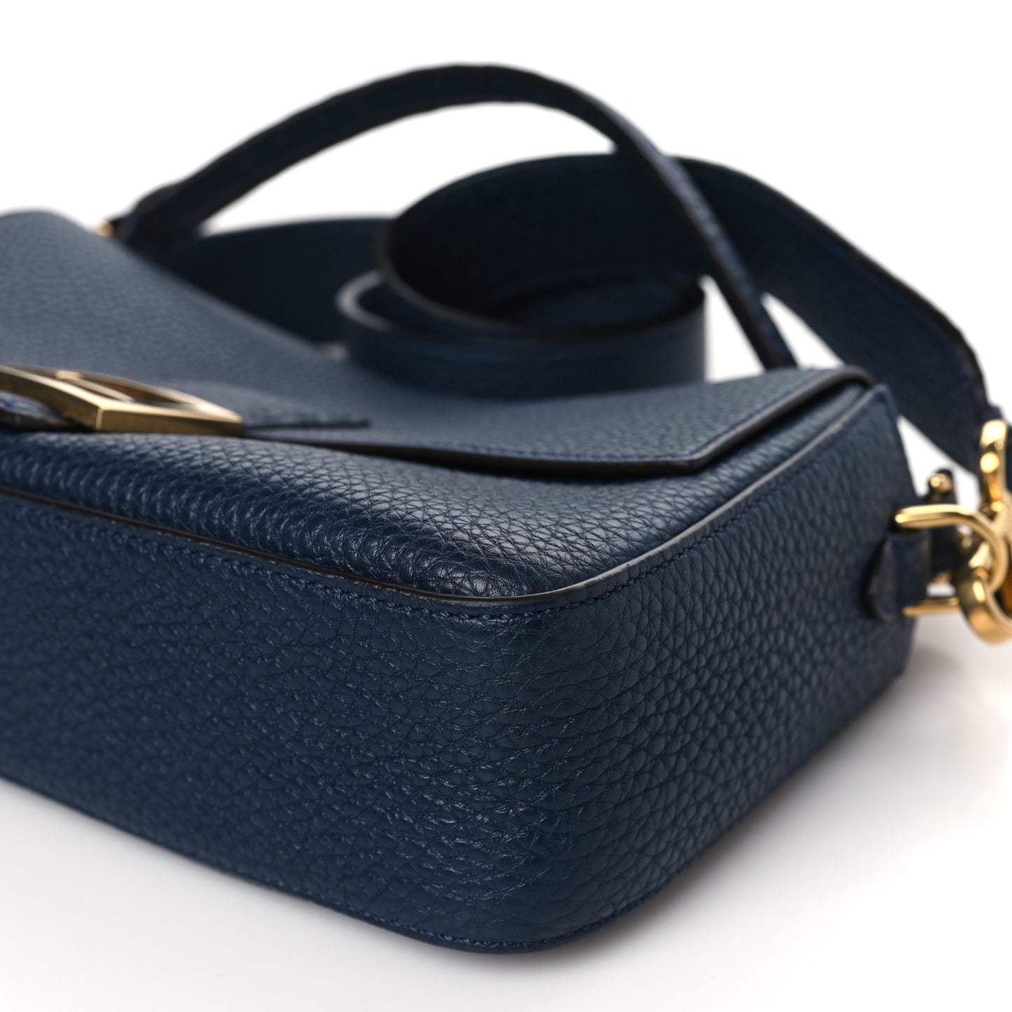 Cuoio Romano Selleria Baguette Dark Blue