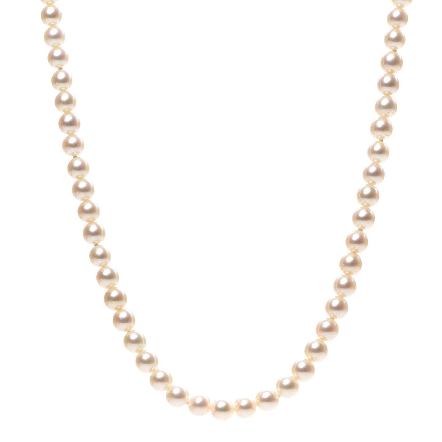 Sterling Silver Freshwater Pearl 5-6mm Ziegfeld Necklace