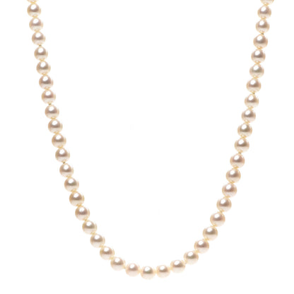 Tiffany Sterling Silver Freshwater Pearl 5-6mm Ziegfeld Necklace 1 of 6