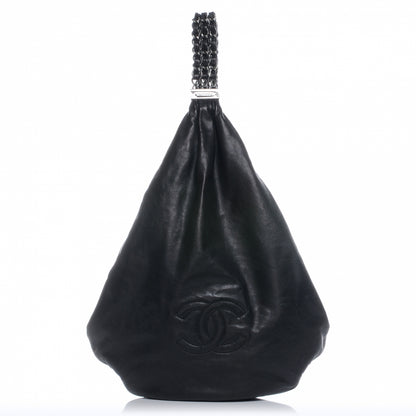 Chanel Lambskin Large Rock and Chain Hobo Black 1 of 8