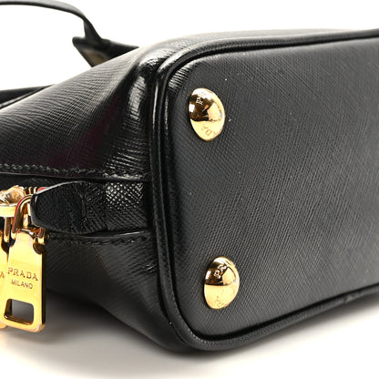 Prada Saffiano Lux Mini Promenade Tote Black 7 of 8