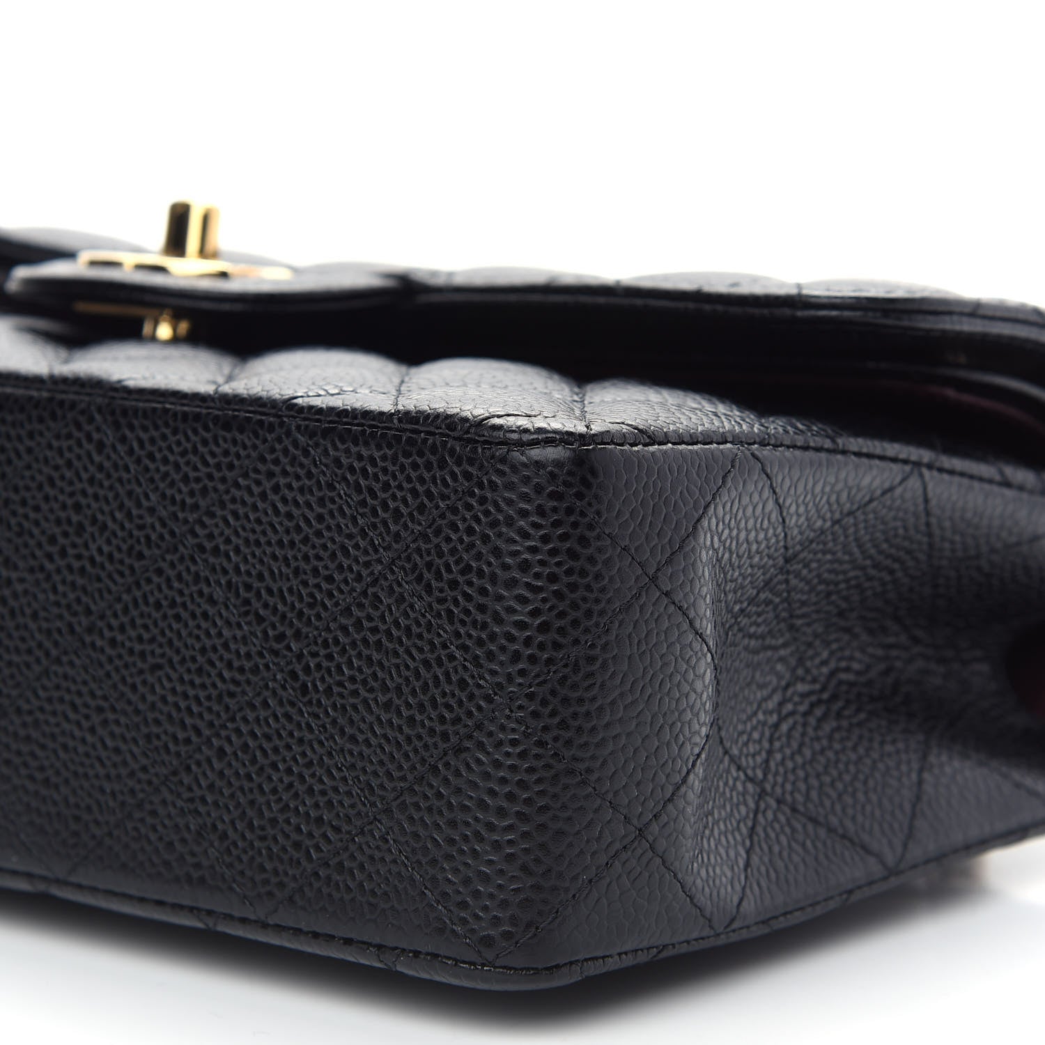 Chanel Caviar Quilted Small Double Flap Black 9 of 10