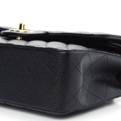 Chanel Caviar Quilted Small Double Flap Black 9 of 10