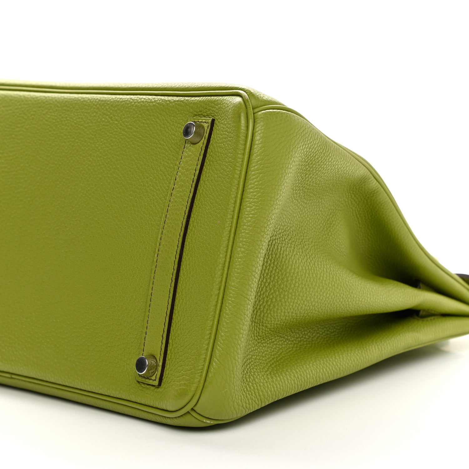 Hermes Togo Birkin 35 Vert Anis 9 of 15