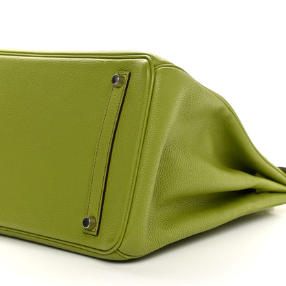 Hermes Togo Birkin 35 Vert Anis 9 of 15