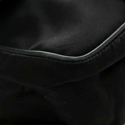 Prada Tessuto Nylon Saffiano Logo Messenger Bag Black 13 of 13