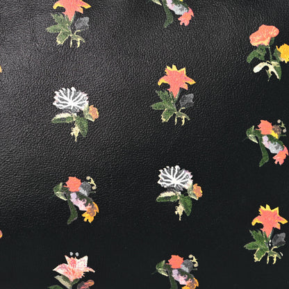 Saint Laurent Calfskin Flower Printed Small Monogram Crossbody Bag Black Multicolor 7 of 14