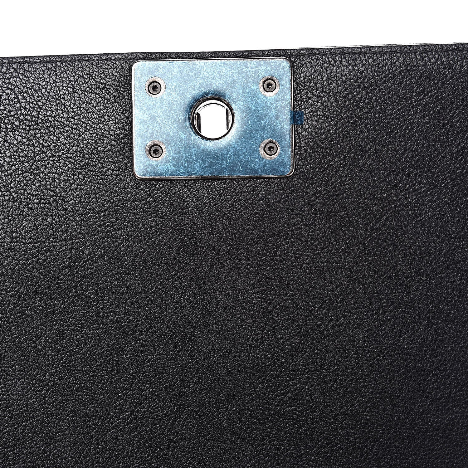 Chanel Calfskin Quilted Medium Boy Flap Black 11 of 12