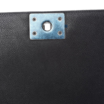 Chanel Calfskin Quilted Medium Boy Flap Black 11 of 12