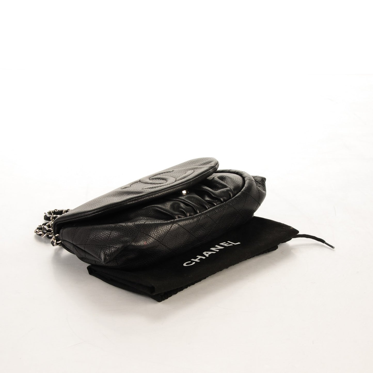 Caviar Half Moon Wallet On Chain WOC Black