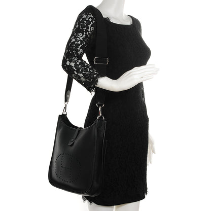 Hermes Taurillon Clemence Evelyne III PM Black 2 of 14