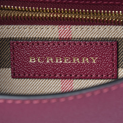 Burberry Soft Grain Calfskin Small Medley Crossbody Dark Plum 6 of 6