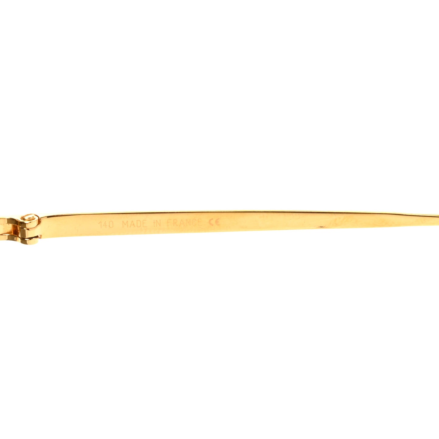 Panthere De Cartier Aviator Sunglasses Gold