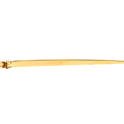 Cartier Panthere De Cartier Aviator Sunglasses Gold 5 of 7