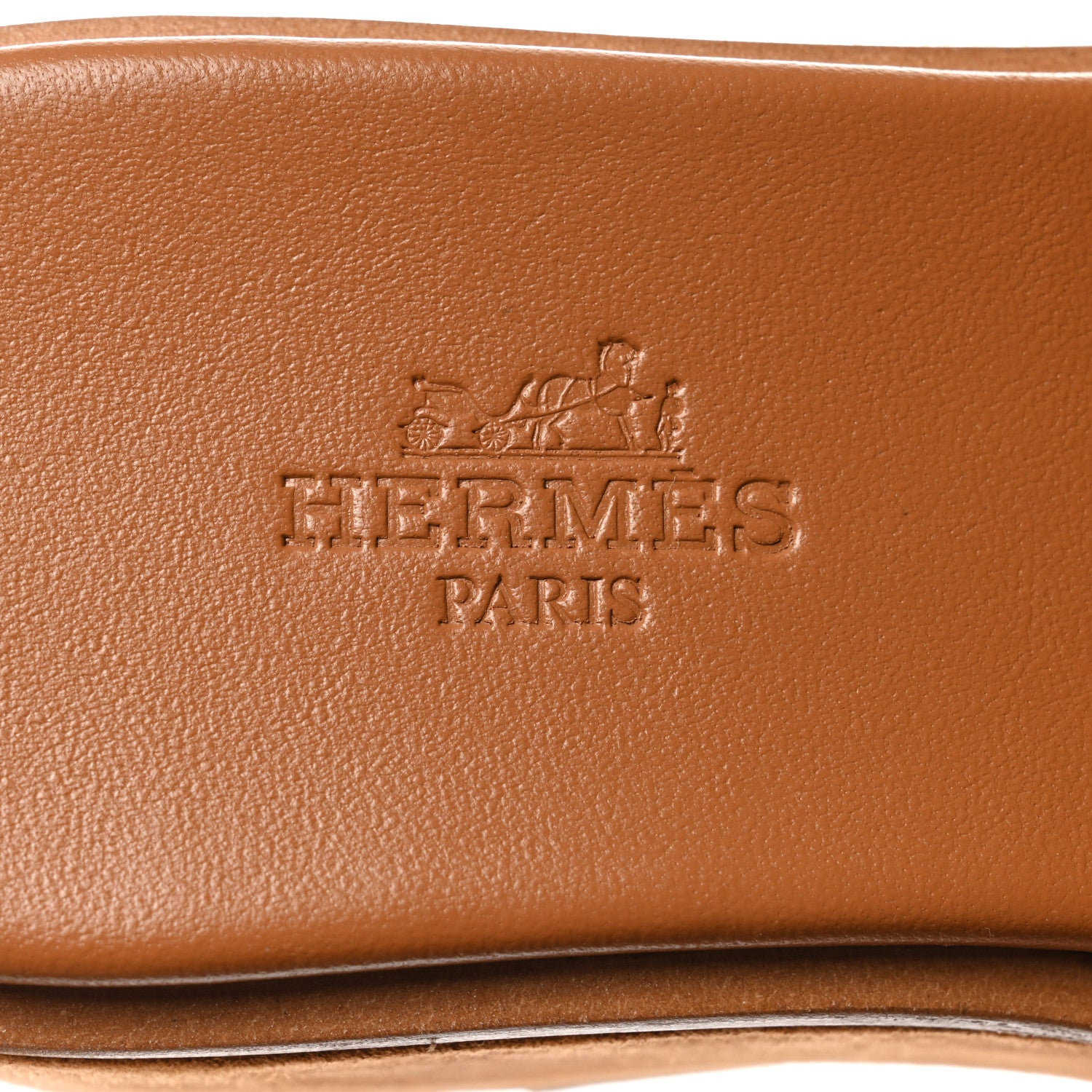 Hermes Calfskin Suede Eze 30 Sandals 35 Naturel 7 of 8