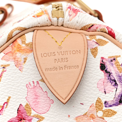 Louis Vuitton Watercolor Aquarelle Speedy 30 White 6 of 10