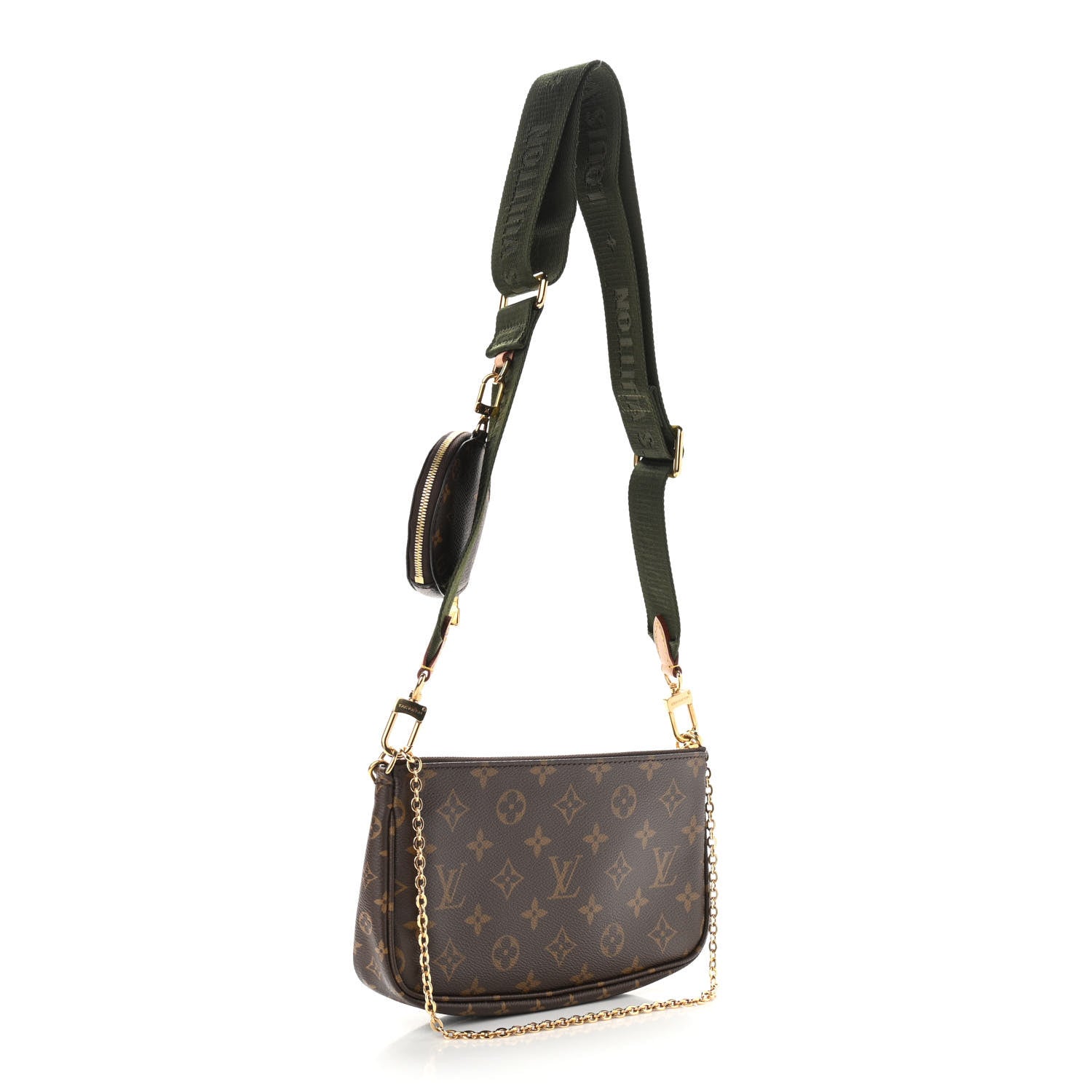 Louis Vuitton Monogram Multi Pochette Accessories Kaki 3 of 12